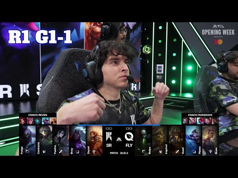 SR vs FLY - Game 1 | Round 1 LTA North 2025 Split 1 | Shopify Rebellion vs FlyQuest G1 full