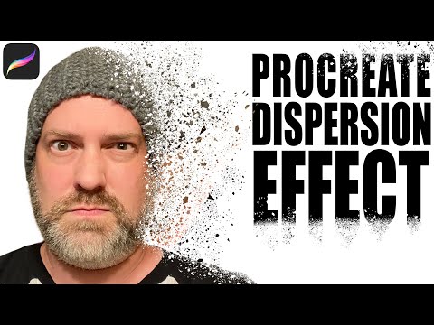 Dispersion Effect: Procreate Tutorial w/ FREE BRUSH!