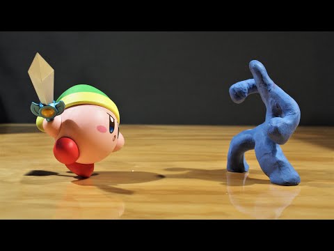 Kirby vs the clay-man | nendoroid kirby stop motion fight ep. 1