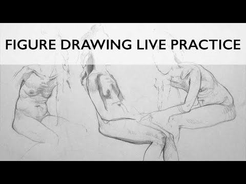 Figure Drawing Practice - Livestream
