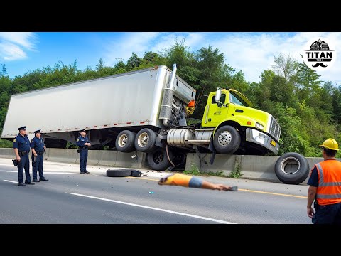 Dangerous Idiots Fastest Truck & Heavy Equipment Fails | Extreme Oversized Truck Transport #95