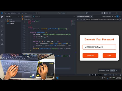 ASMR Program - Password Generator using HTML, CSS & JavaScript (No Talking)