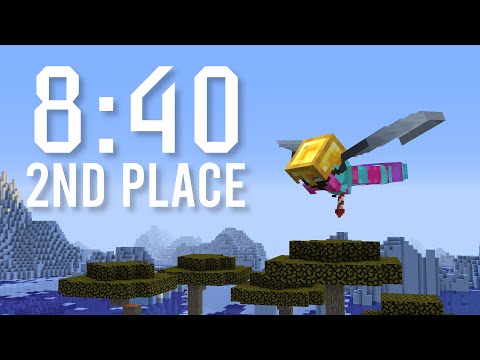 Minecraft Speedrunning with an Elytra