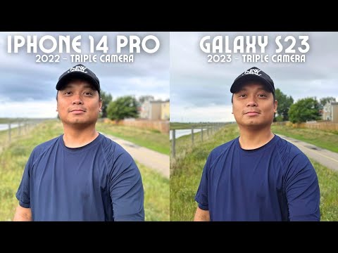 iPhone 14 Pro vs Galaxy S23 camera comparison! HEAVYWEIGHT BATTLE! 🔥