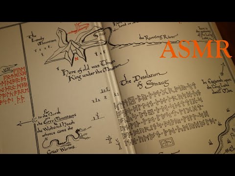 ASMR Thror's Map | Map of Wilderland [The Hobbit/Lord of the Rings lore]