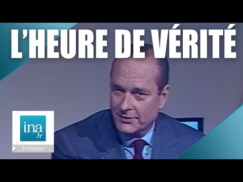 Jacques Chirac dans L'Heure de Vérité | 23/04/1986  | Archive INA