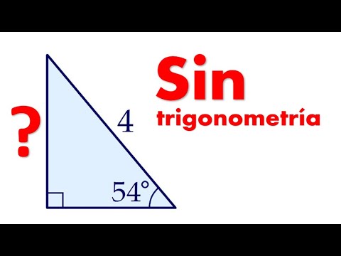 Halla el lado desconocido de un triángulo rectángulo sin usar trigonometría