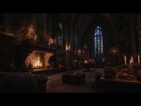 Historic Ambience – Rain & Thunderstorm Sounds from an Old Castle for Deep Sleep