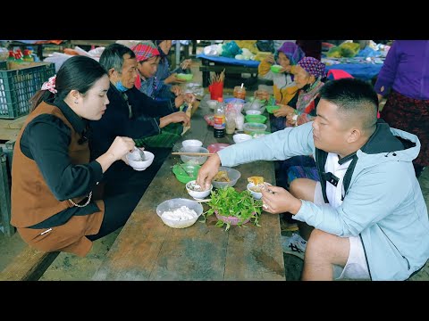 CÙNG BÀ CON THƯỞNG THỨC ĐẶC SẢN CHỢ PHIÊN |ẨM THỰC VÙNG CAO DÂN DÃ | TUYÊN XINH GÁI