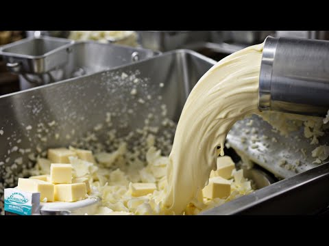 How Butter is Made in a Factory | Butter Factory Process