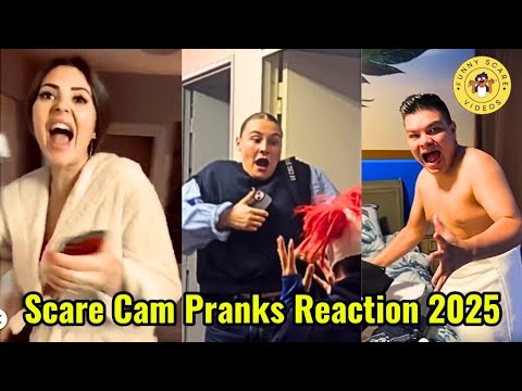 Scare Cam Pranks Reaction 2025 | #454 Funny Scare Prank | Jump Scare | Funny Compilation |Funny Fail