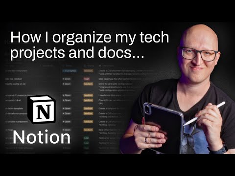 Tech project management and documentation in Notion