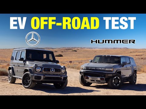 Mercedes-Benz G-Class EV vs GMC Hummer EV | Electric SUV Off-Road Comparison Test