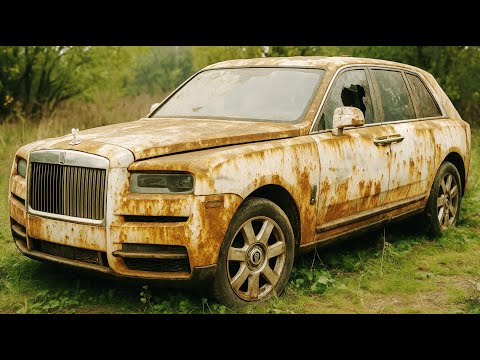 Damaged Rolls-Royce Cullinan Full Rebuild | Ultimate Luxury SUV Restoration & Reveal!