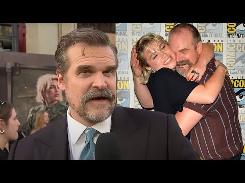 'Thunderbolts*': David Harbour GUSHES Florence Pugh Makes His Heart Grow (Exclusive)