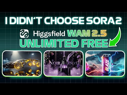 🔥 I Didn’t Choose SORA2 — Because Higgsfield WAN 2 5 Gives Me Unlimited Free Access! 🚀