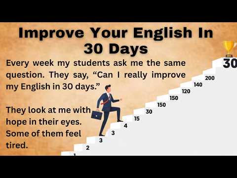 30 Days to Better English || My Step-by-Step Fluency Challenge