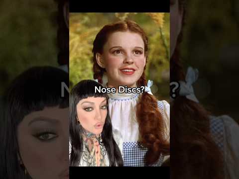 Did Judy Garland Wear Nose Discs? #judygarland