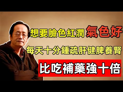倪海廈：女人想要氣色不好，別光靠補藥了，每天十分鍾疏肝健脾養腎，臉色紅潤顯年輕！