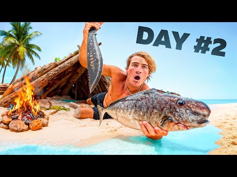 Alone On a Deadly Uninhabited Island (No Food, No Shelter, No Fire)
