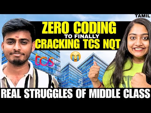 Fresher😭Zero In Coding to Cracking TCS NQT 🔴Coding Journey of Middle Class Ep -1