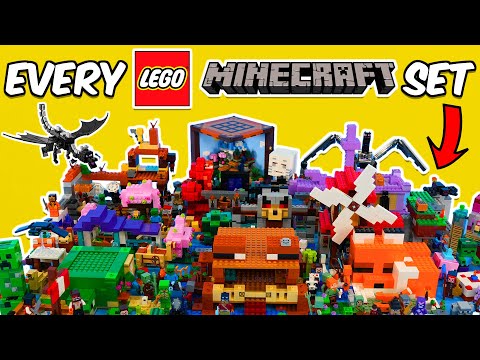 I Built EVERY 2024 LEGO Minecraft Set...