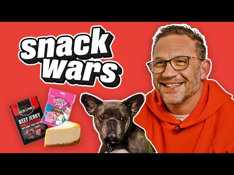 Tom Hardy & Kelly Marcel Rate American & British Food | Snack Wars