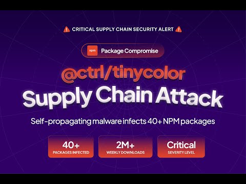 StepSecurity: Shai-Hulud npm supply chain attack Community Office Hour