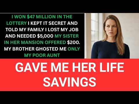 I Won Millions And Kept It Secret… Then Asked My Family For Help