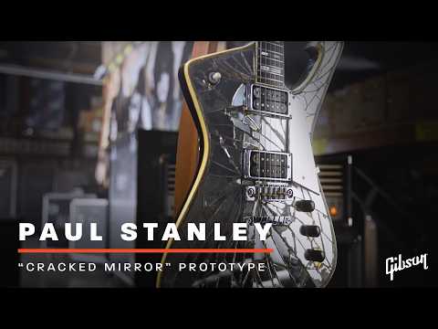Paul Stanley shows Mark Agnesi his “Cracked Mirror” & PS-10 guitars