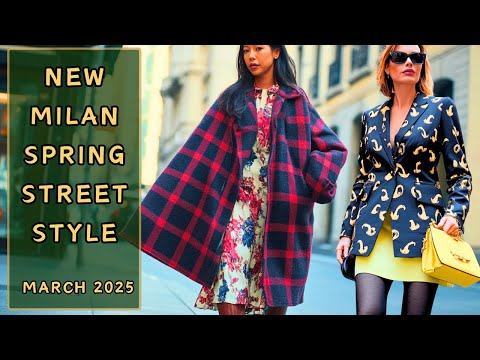 Milan Spring Fashion Trends 🇮🇹: Italian New Street Style Ideas