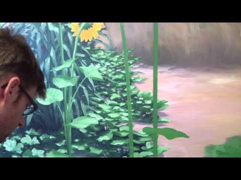 How to paint Foliage - Mural Joe