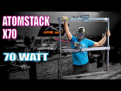 Atomstack X70 Max - Ikier K70 Max - der stÀrkste Diodenlaser im Test - Atomstack A70 Pro