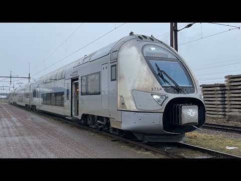 TRAIN TRIP IN SWEDEN - 4K Train Driver's View (Hallsberg to Linköping)
