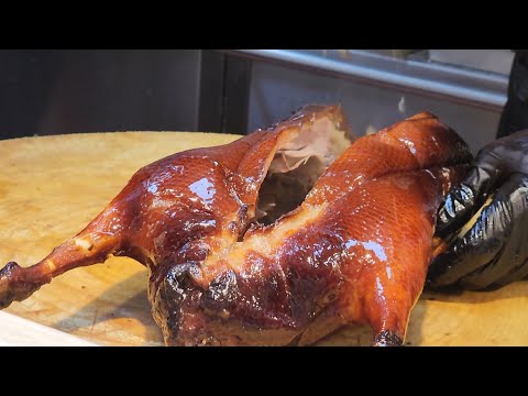 HongKong ChenPi RoastGoose #Suckling-pig Roast#PorkBelly #chatgpt #茶餐廳  榕記陳皮燒鵝 #香港燒鵝排名 #grok4