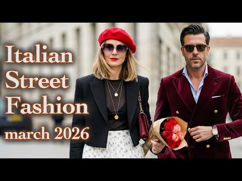 Spring 2026 Milan Street Fashion 🌹 Chic Fashion Looks from Italy & Best March Trends. Fashion Vlog