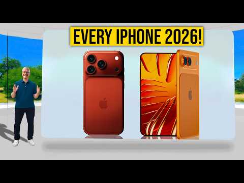 EVERY iPhone 2026 LEAKED! - iPhone 18 Pro Max, iPhone Fold, 17e