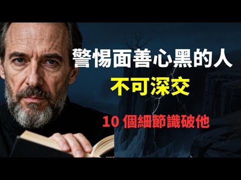 那個看起來很好的人或者讓你不舒服的人，為什麼必須馬上遠離？揭秘心不善之人的10個隱形表現，這是一堂成人世界的保命課。