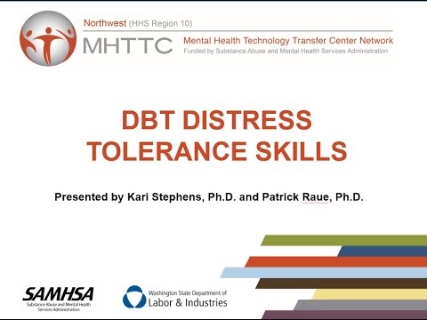 Brief Behavioral Skills: DBT Distress Tolerance Skills