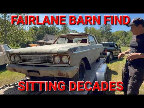 Will it run? True barn find 65 Fairlane sitting for over 30 years!