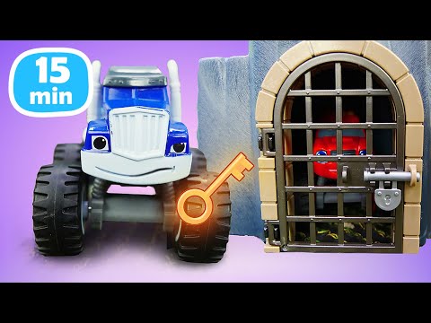 Видео про машинки - Вспыш и серии про клад, скалолаза и день рождения Крушилы! Игры для мальчиков