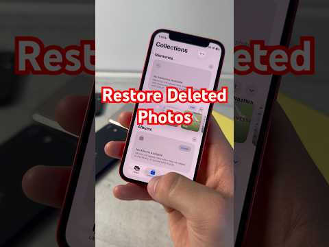 How to Restore Deleted Photos
