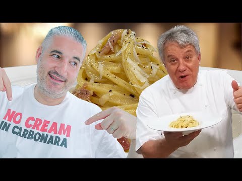 Reacting to my Favorite FRENCH CHEF Making Spaghetti alla CARBONARA @ChefJeanPierre