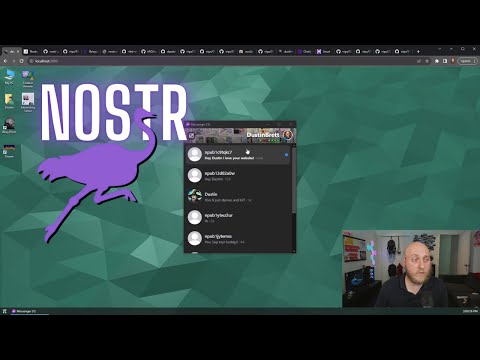 Decentralized Direct Messages in my Browser OS using Nostr Protocol