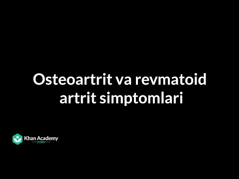Osteoartrit va revmatoid artrit simptomlari | Tibbiyot