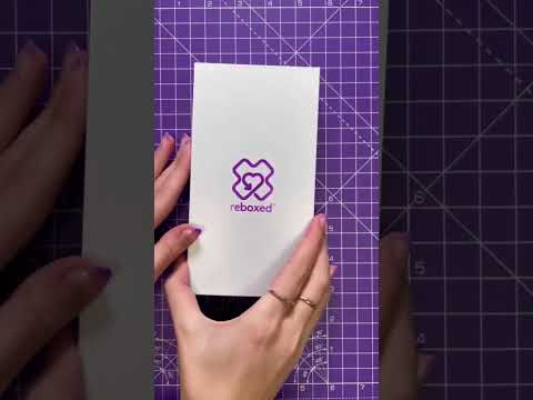 Reboxing an iPhone 12 Pro Gold✨ #refurbished #iphone12pro #secondhandmobile #ewaste #startup #eco