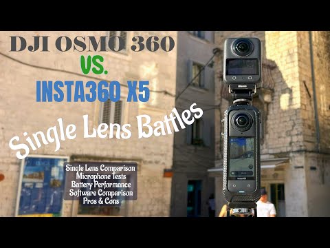 Dji Osmo 360 vs Insta360 X5 Single Lens Battles Unsponsored !