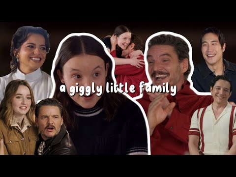 the last of us cast can’t stop, won’t stop giggling