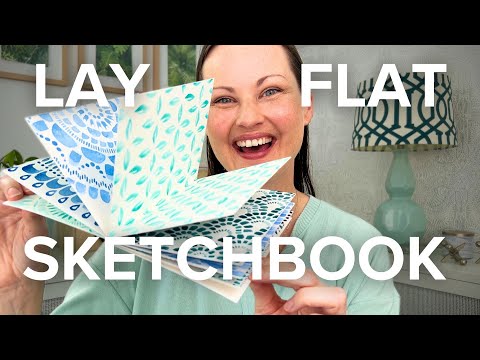 How To Make a SUPER EASY Watercolor Sketchbook (No Sewing, Just Glue!)