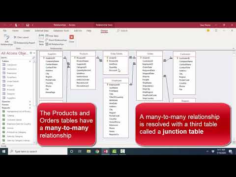 Microsoft Access A to Z: Designing Table Relationships